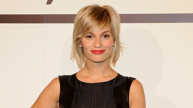 Norma Ruiz rocks blonde short hair