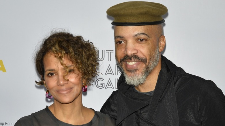 Halle Berry and Van Hunt smiling