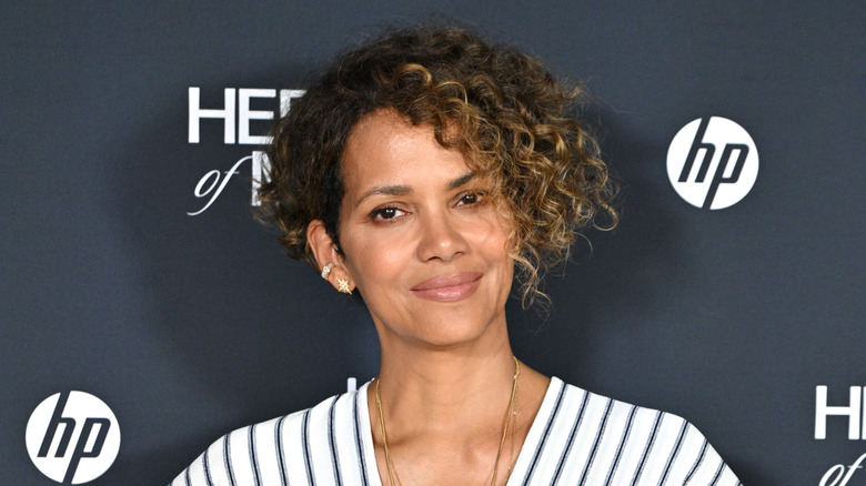 Halle Berry smiling