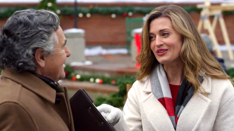 Hallmark's "A Dickens of a Holiday," starring Brooke D'Orsay as Cassie Pruitt.