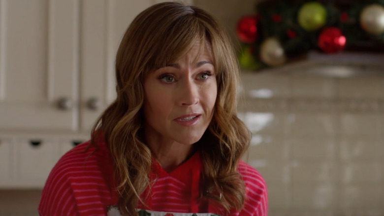 Hallmark Mystery Movie "A World Record Christmas," starring Nikki DeLoach as Marissa Parsons.