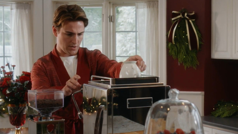 Still of Hallmark Movie "Sealed With A List," starring Evan Roderick as Wyatt.