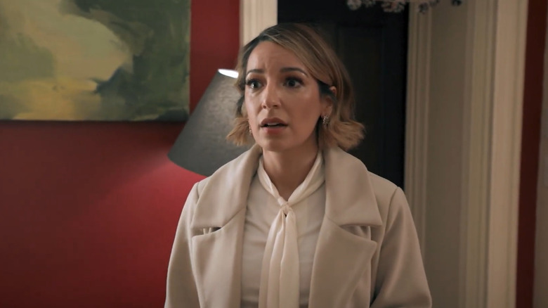 Hallmark's "Take Me Back For Christmas," starring Vanessa Lengies as Renée.