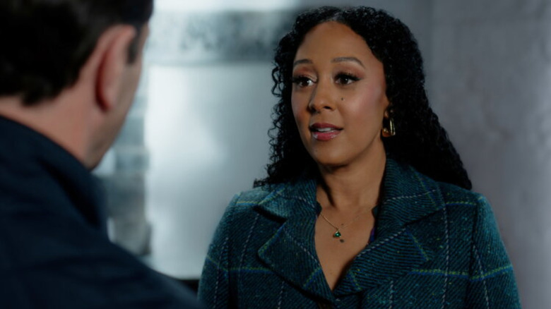 Tamera Mowry-Housley as Gesthemane in "Haunted Harmony: Key to the Castle"