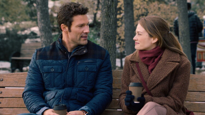 Aaron O'Connell as Conrad (left) and Kim Matula as Emma (right) in "The Way To You"