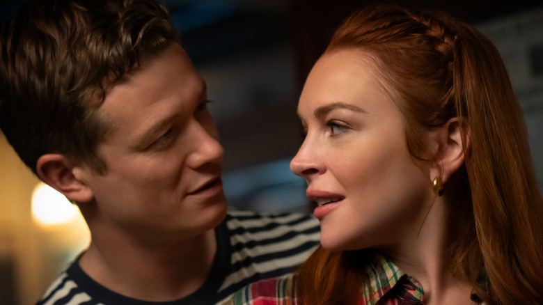 Ed Speelers and Lindsay Lohan in Irish Wish