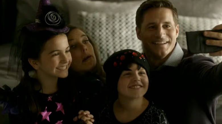 Ashley Williams, Sam Jaeger, Hannah Cheramy, and Kiefer O'Reilly posing for a selfie