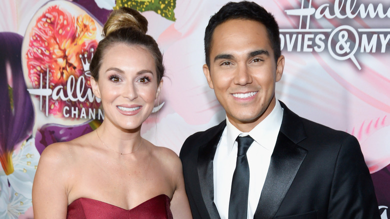 Alexa and Carlos PenaVega smiling