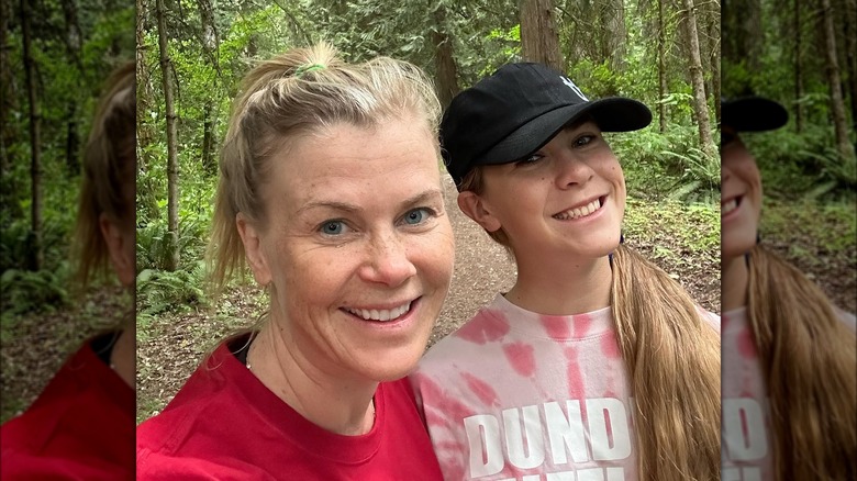 Alison Sweeney with her daughter