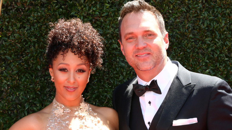 Tamera Mowry-Housley and husband