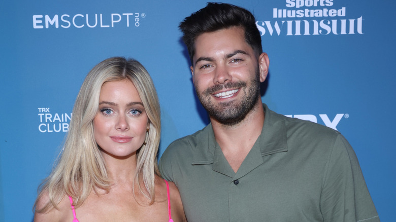 Dylan Barbour and Hannah Godwin smiling