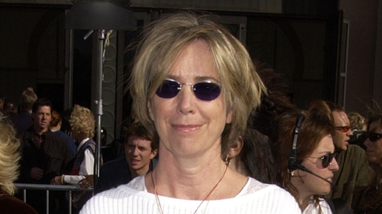 Melissa Mathison posing for a photo in 2002