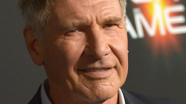 Harrison Ford smiling at an event