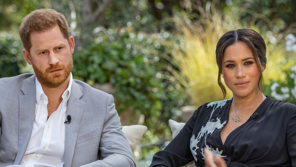 Prince Harry Meghan on Oprah