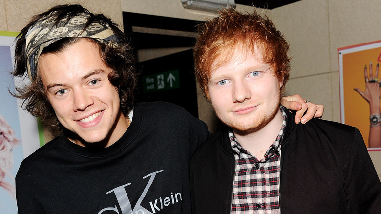 Harry Styles and Ed Sheeran