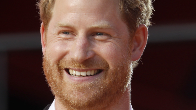 Prince Harry smiling