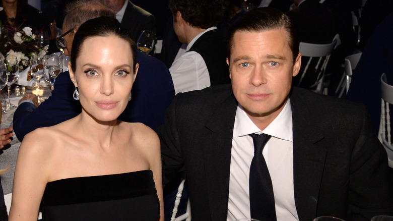 Angelina Jolie and Brad Pitt in 2015