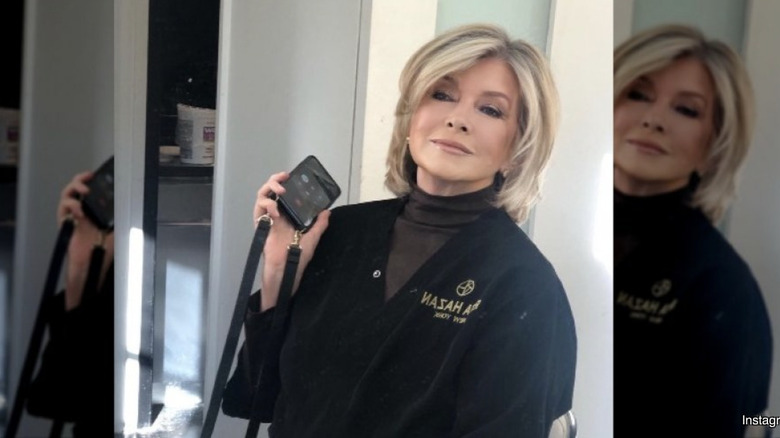 Martha Stewart with a new look