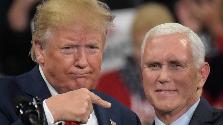 Former President Donald Trump and former Vice President Mike Pence