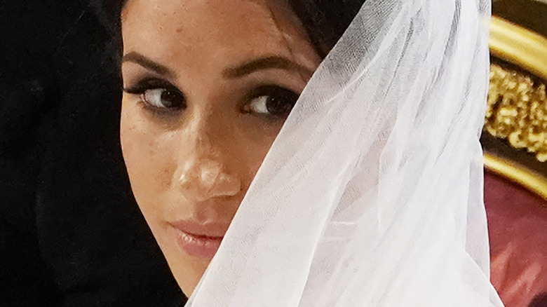 Meghan at her wedding