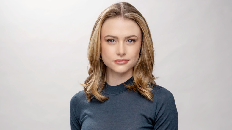 Hayley Erin looking into the camera