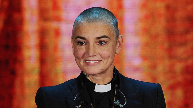 Sinéad O'Connor smiling