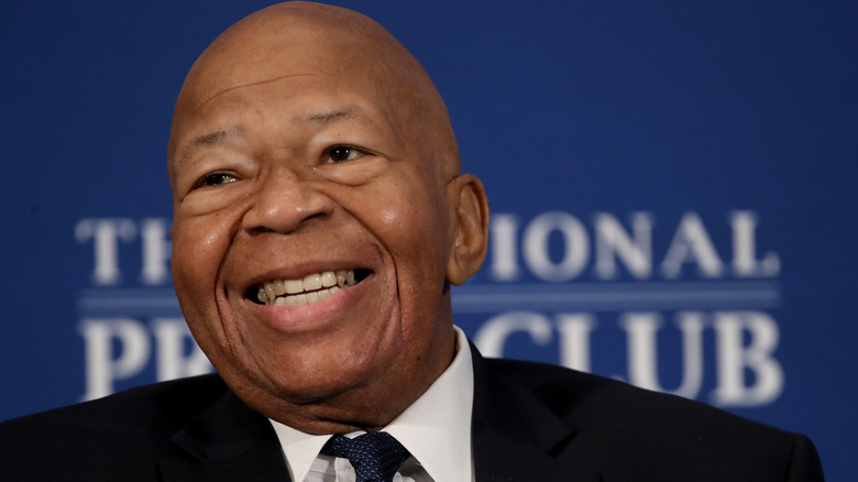 Former Rep. Elijah Cummings' smiling broadly