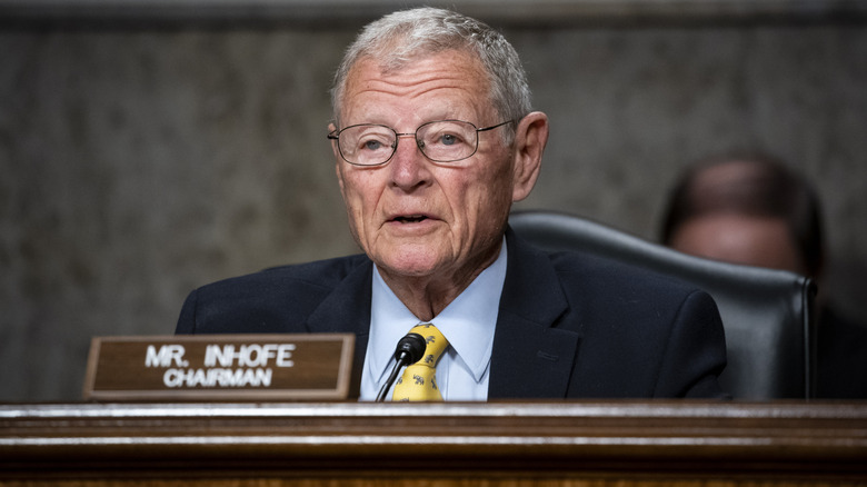 Former Sen. Jim Inhofe speaking