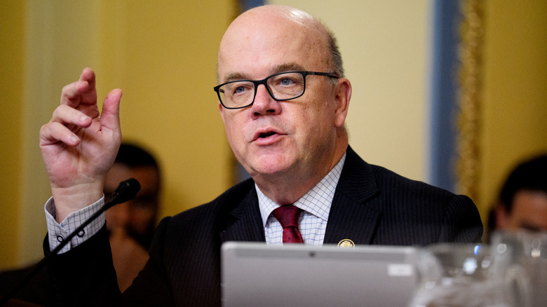 Rep. Jim McGovern participating in a discussion