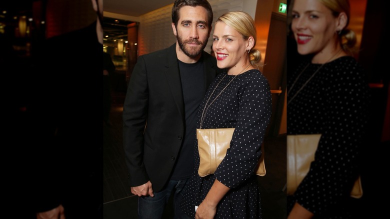 Jake Gyllenhaal and Busy Philipps at a special screening of "Nightcrawler"