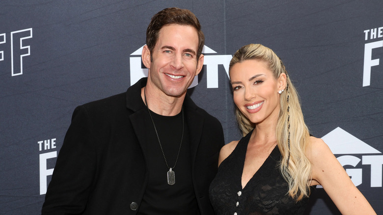 Heather Rae El Moussa and Tarek El Moussa smiling