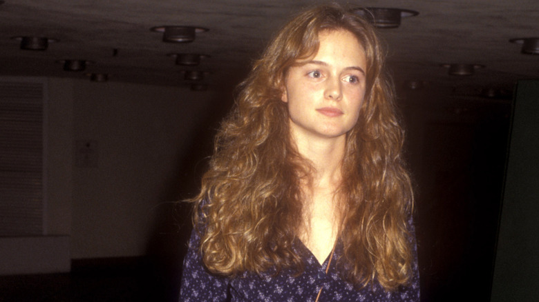 Young Heather Graham at premiere