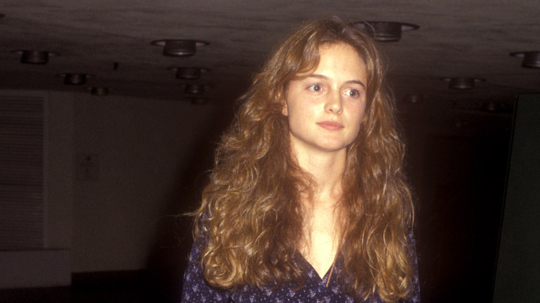 Young Heather Graham at premiere