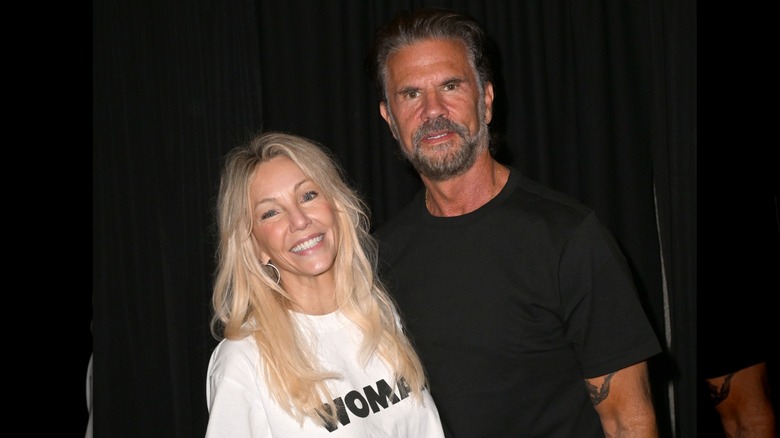 heather locklear and lorenzo lamas smiling