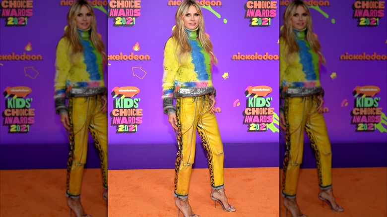 Heidi Klum at the 2021 Kids' Choice Awards