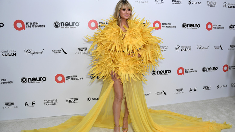 Heidi Klum at Elton John's Oscar Viewing party