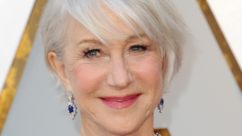 Helen Mirren smiling