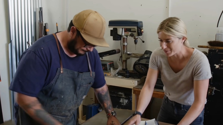 Jasmine Roth works on a project on Help! I Wrecked My House