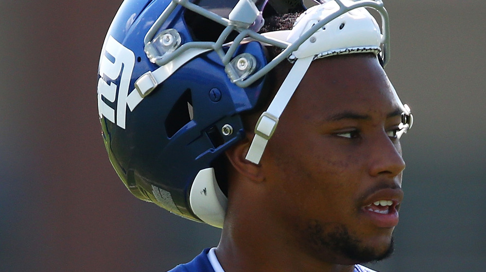 Saquon Barkley during a football game