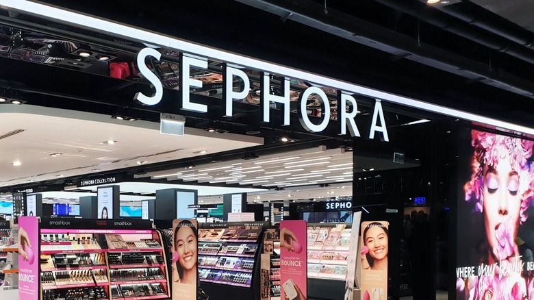 Sephora window storefront 