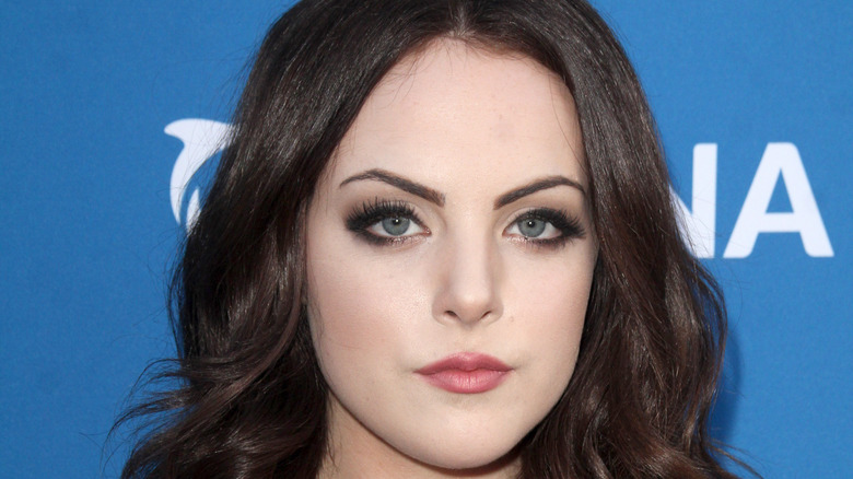 Elizabeth Gillies posing