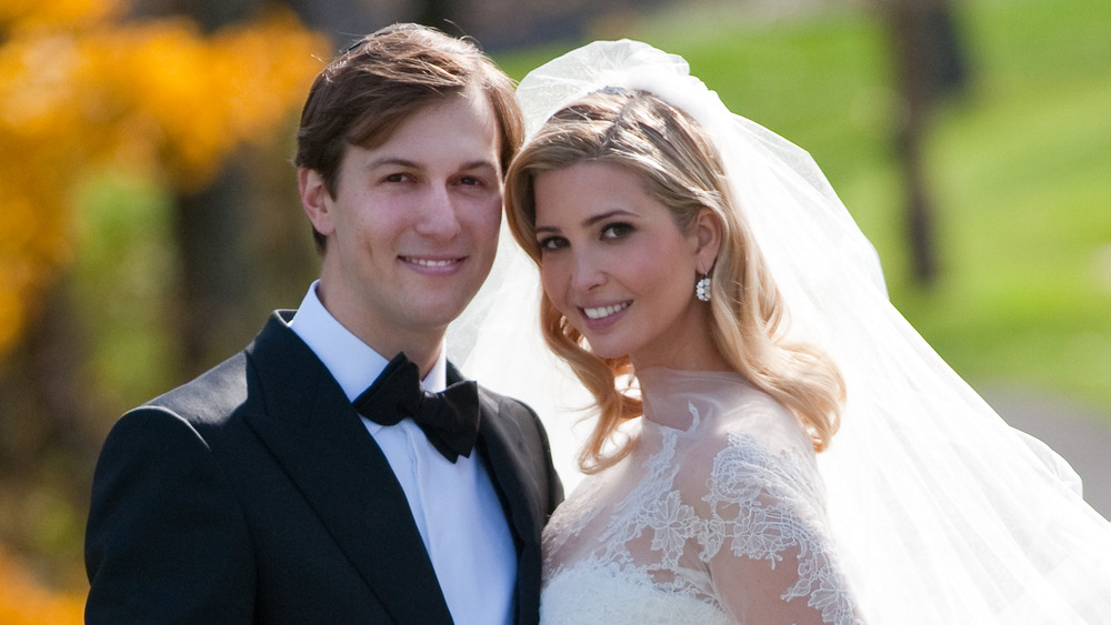 Ivanka Trump and Jared Kushner on their wedding day
