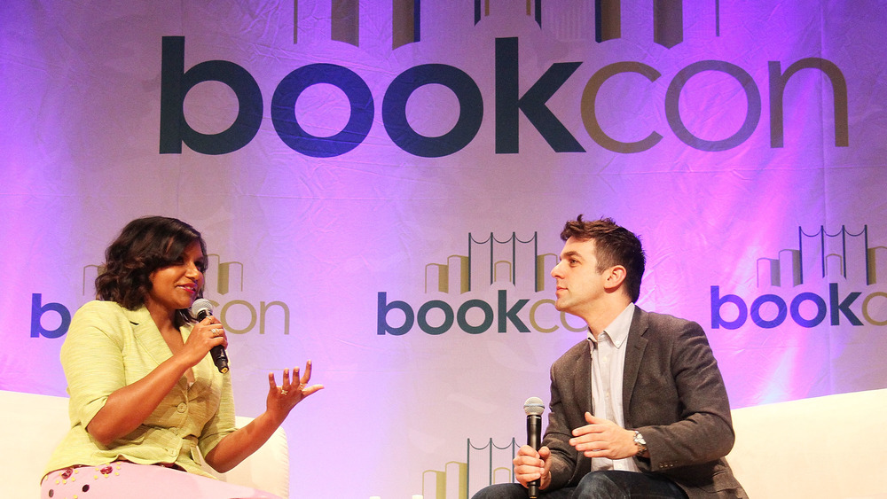 Mindy Kaling and BJ Novak appearing together at BookCon