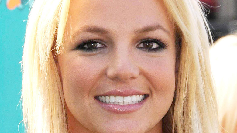 Britney Spears smiling 