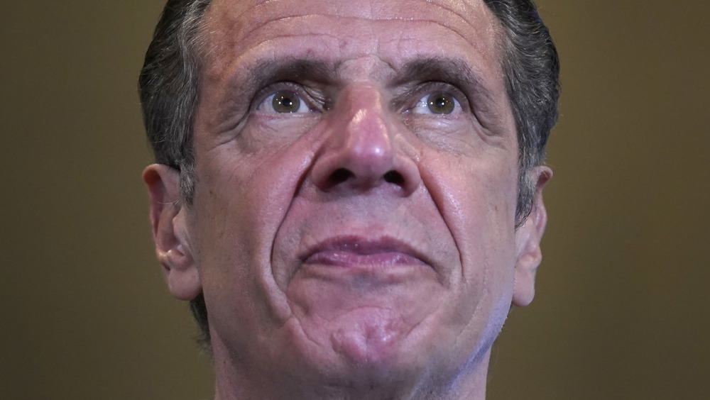 Andrew Cuomo looking concerned
