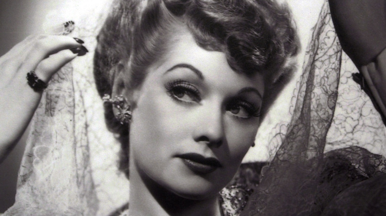 Lucille Ball posing