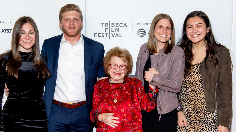 Dr. Ruth with her grandchildren