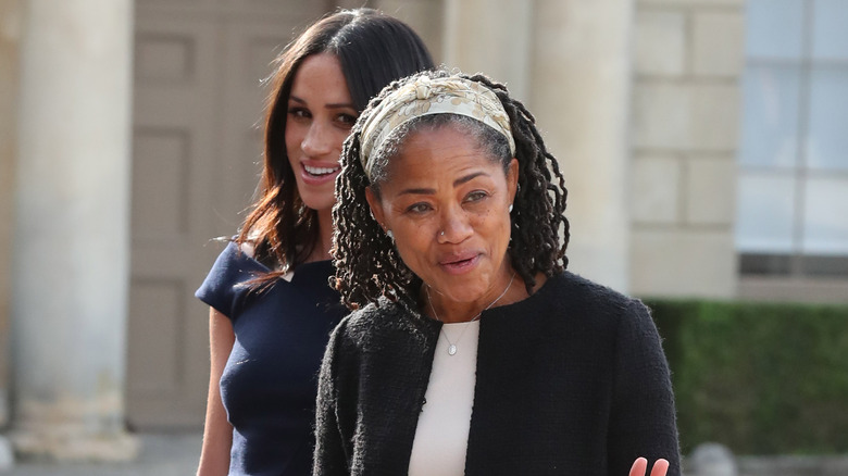 Meghan Markle and her mom, Doria Ragland, smiling