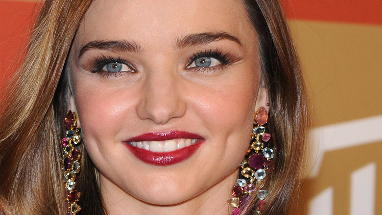 Miranda Kerr attends a party in Hollywood.