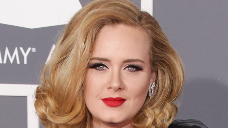 Adele on red carpet